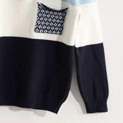 Half Zipper Pullover - بلوفر بنصف سحاب