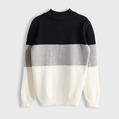 Half Zipper Pullover - بلوفر بنصف سحاب