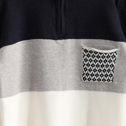 Half Zipper Pullover - بلوفر بنصف سحاب