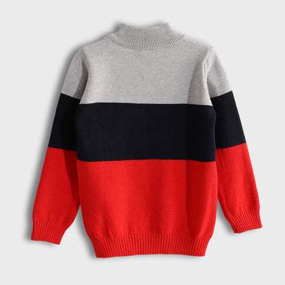 Half Zipper Pullover - بلوفر بنصف سحاب