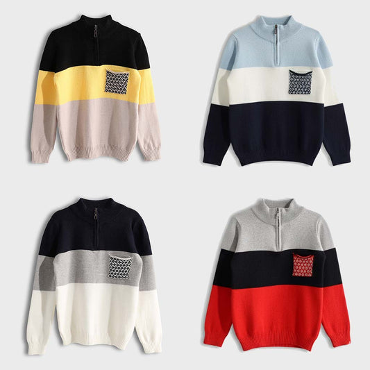 Bundle Of 4 Half Zipper Pullover