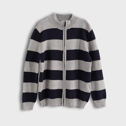 Long Zipper Pullover - بلوفر طويل بسحاب