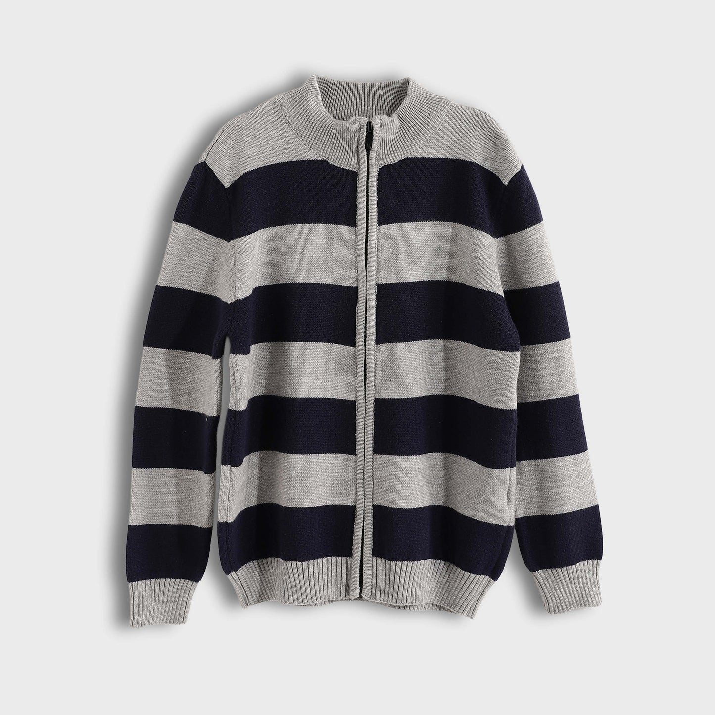 Long Zipper Pullover - بلوفر طويل بسحاب