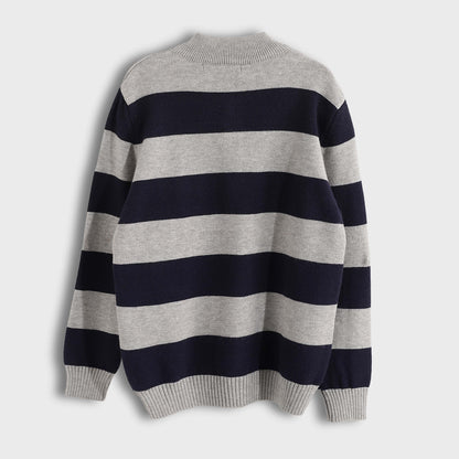 Long Zipper Pullover - بلوفر طويل بسحاب