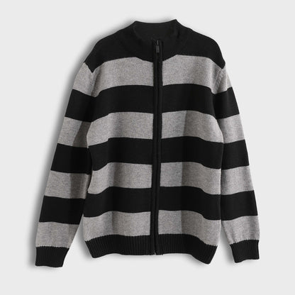 Long Zipper Pullover - بلوفر طويل بسحاب