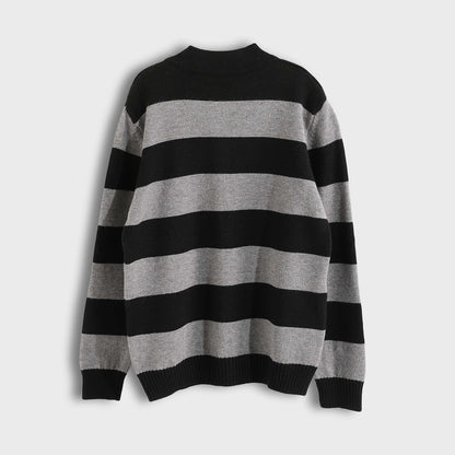 Long Zipper Pullover - بلوفر طويل بسحاب