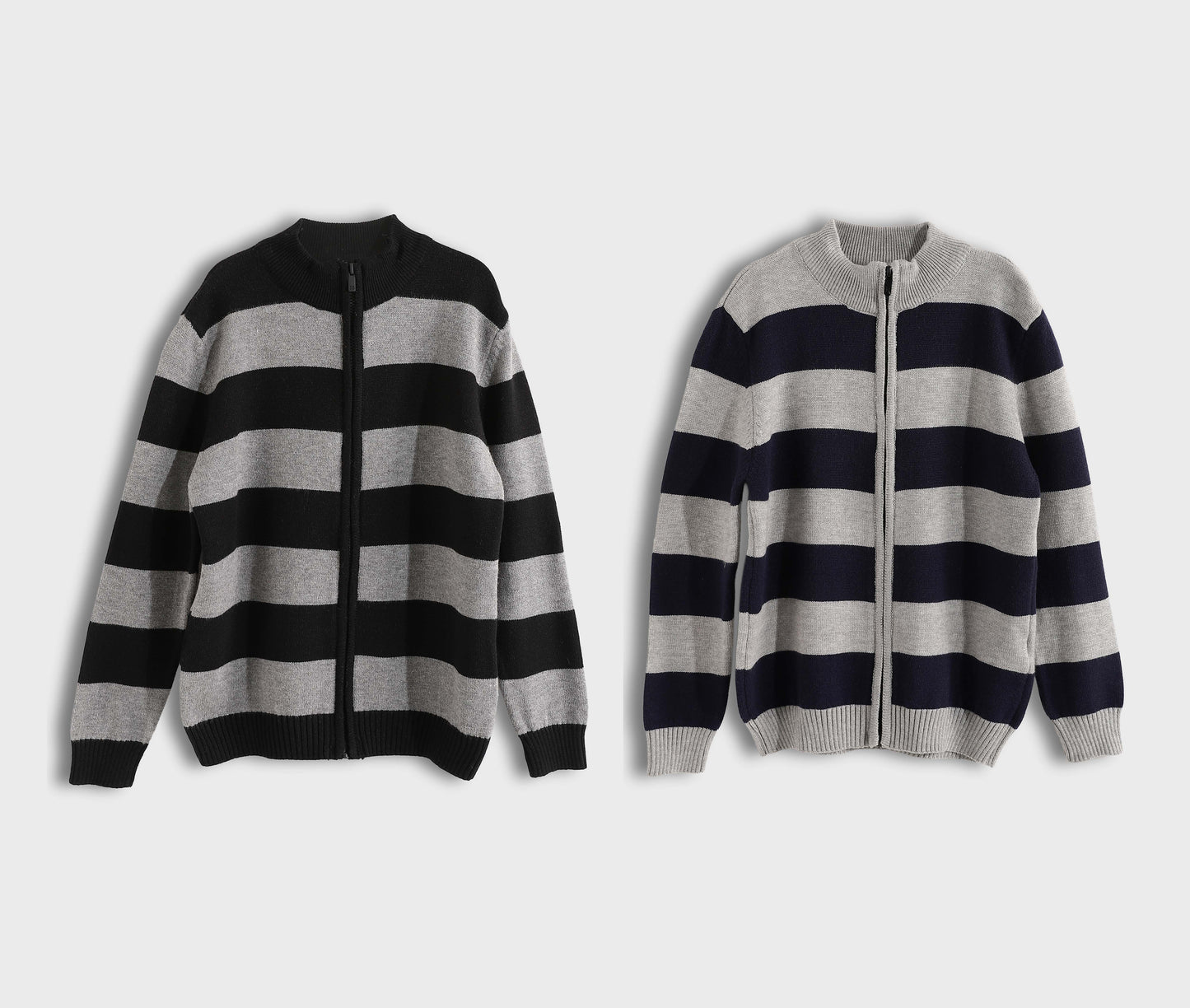 Bundle Of 2 Long Zipper Pullover