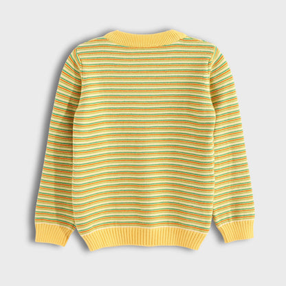 Thinly Striped Pullover - بلوفر مخطط رفيع