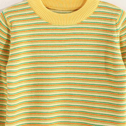 Thinly Striped Pullover - بلوفر مخطط رفيع