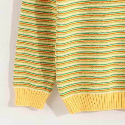 Thinly Striped Pullover - بلوفر مخطط رفيع