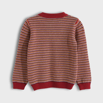 Thinly Striped Pullover - بلوفر مخطط رفيع