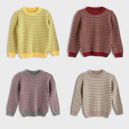 Bundle Of 4 Thinly Stripedt Pullover