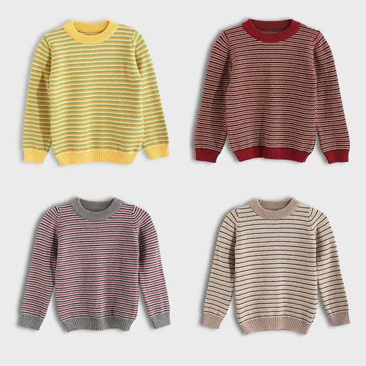 Bundle Of 4 Thinly Stripedt Pullover