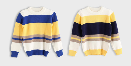 Bundle Of 2 Pullover Bucklet Round Neck