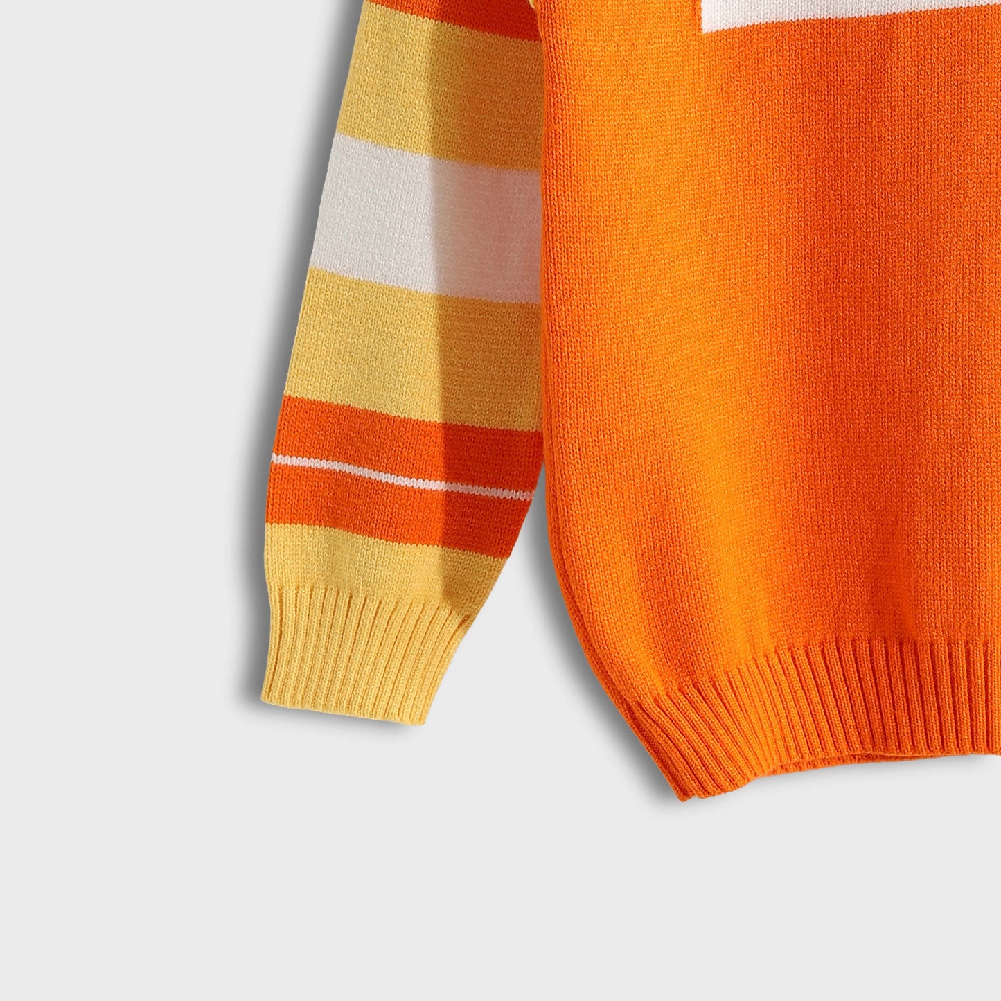 Crew Pullover Neck Pullover - بلوفر برقبة دائرية