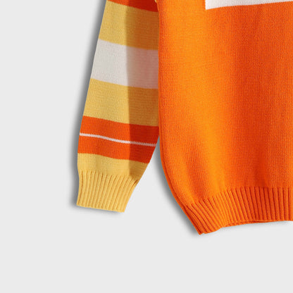 Crew Pullover Neck Pullover - بلوفر برقبة دائرية