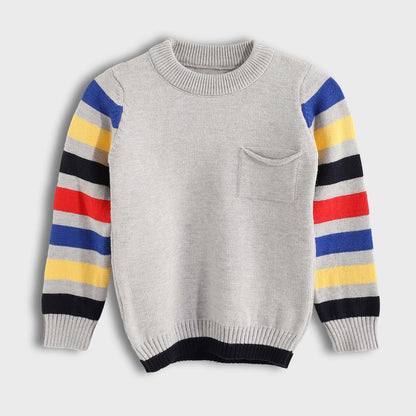 Long Sleeve Pullover - بلوفر بأكمام طويلة