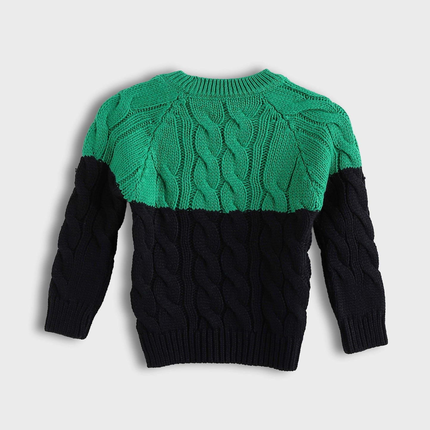 Knitted Crew Neck Pullover - بلوفر محبوك برقبة دائرية
