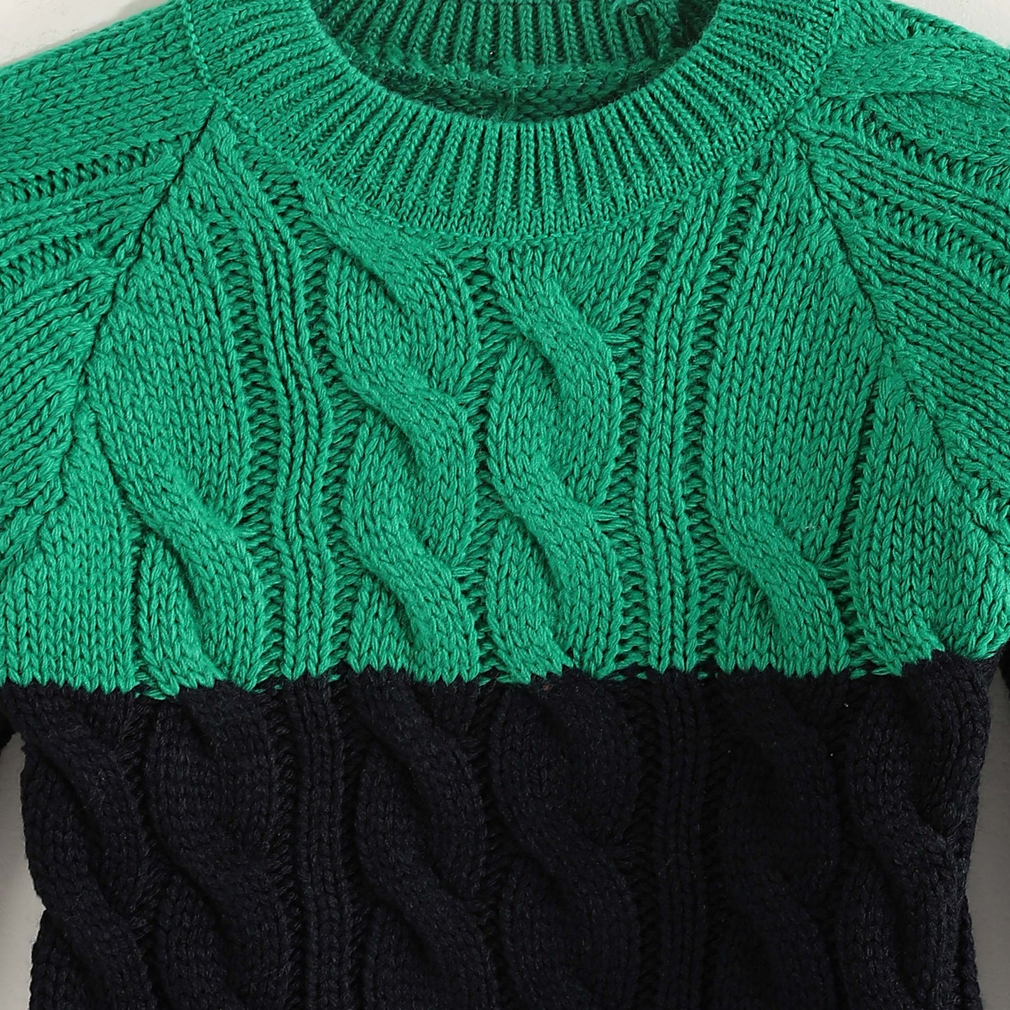 Knitted Crew Neck Pullover - بلوفر محبوك برقبة دائرية