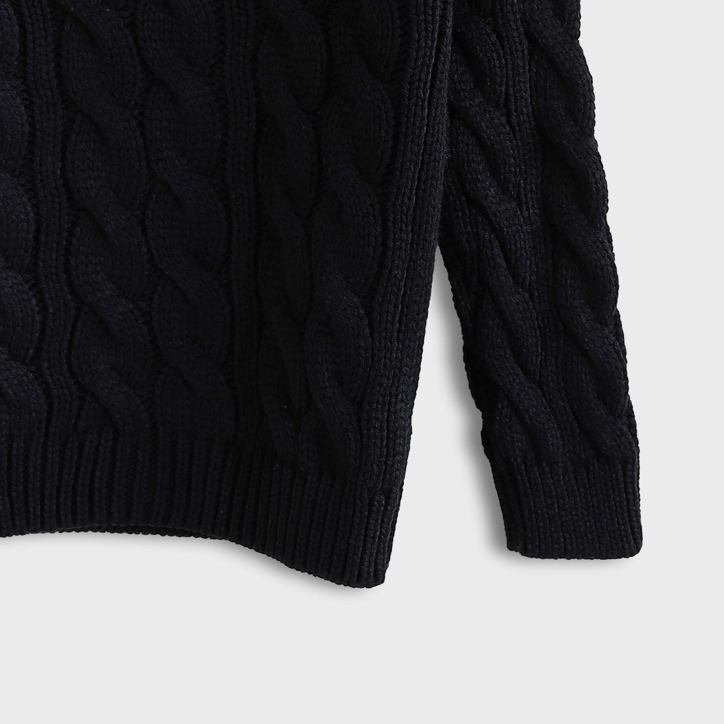 Knitted Crew Neck Pullover - بلوفر محبوك برقبة دائرية