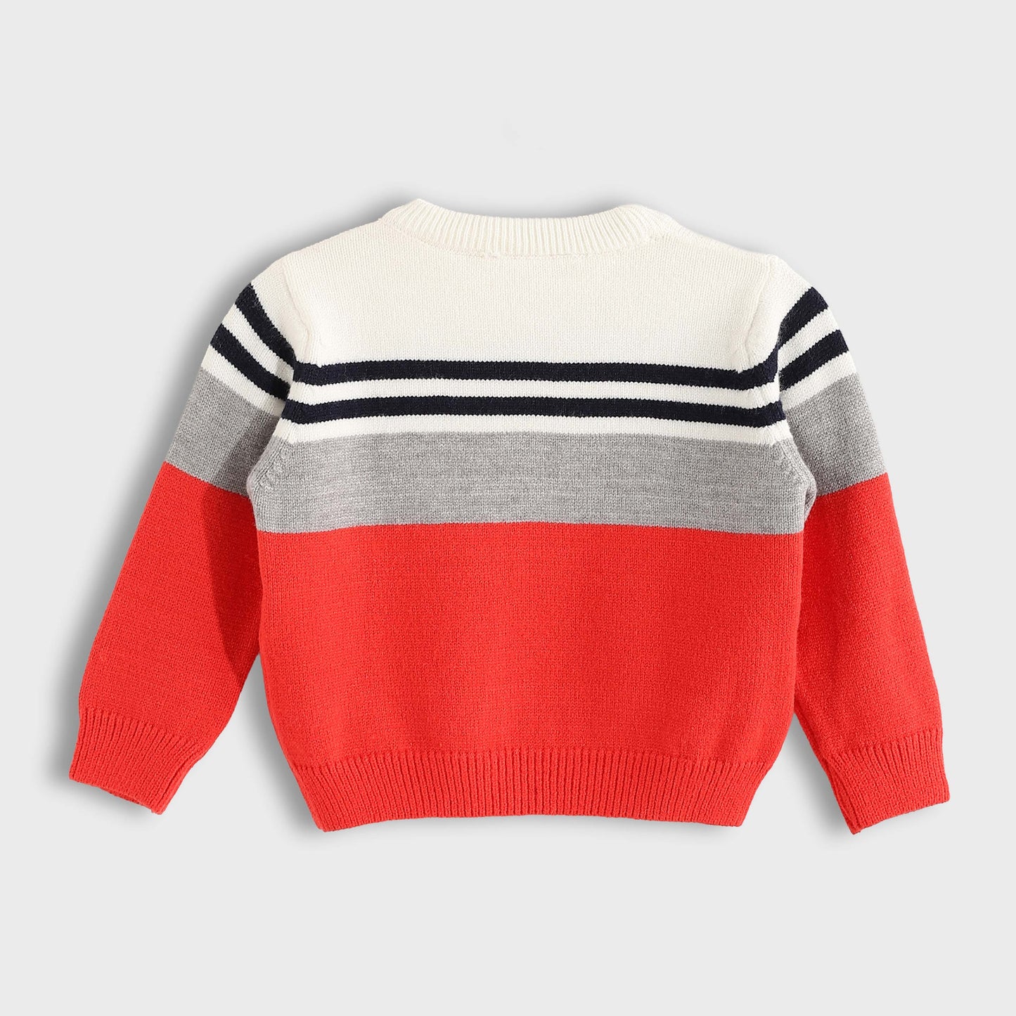 Striped Crew Neck Pullover - بلوفر مخطط برقبة دائرية