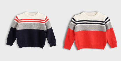 Bundle Of 2 Pullover Ronda Bouclette Striped