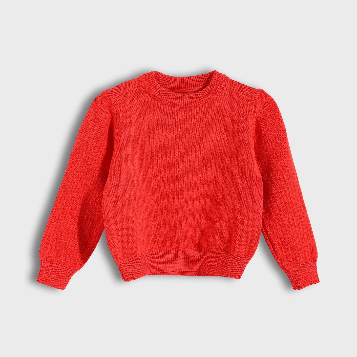 Round Neck Plain Pullover