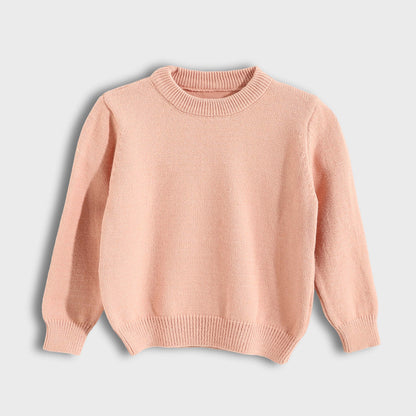 Round Neck Plain Pullover