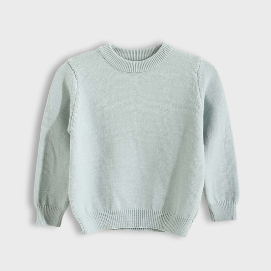 Round Neck Plain Pullover