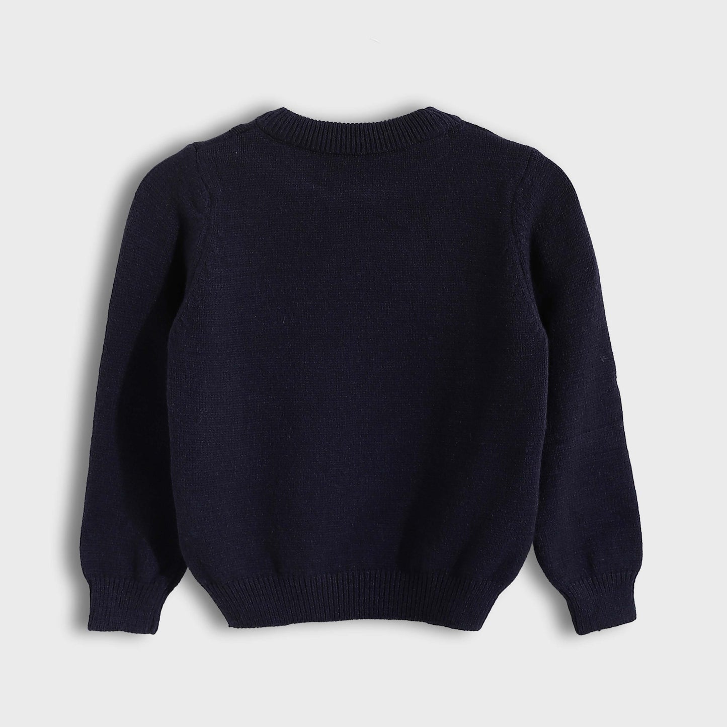 Round Neck Plain Pullover