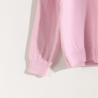 Round Neck Plain Pullover for Babies