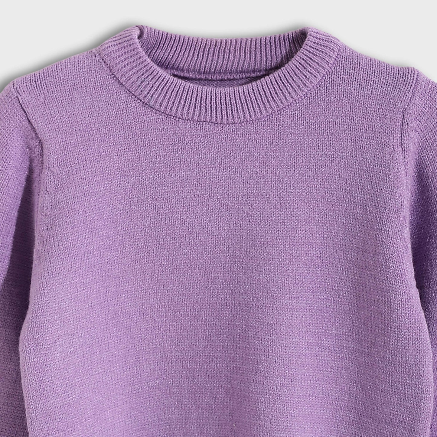 Round Neck Plain Pullover