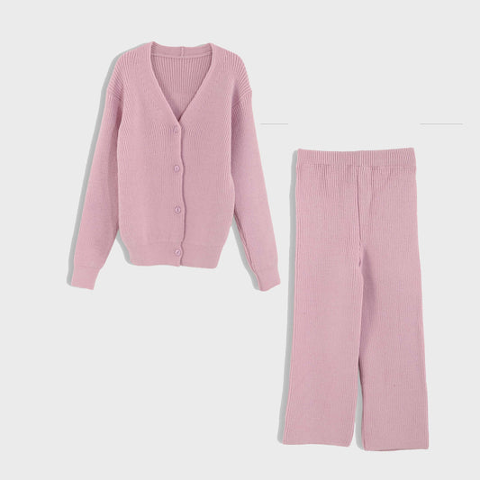 Girls Wool Sweater & Pants Set