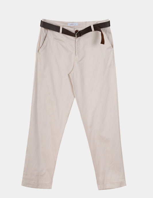 Belted Tapered Pants