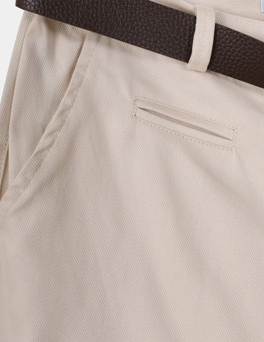 Belted Tapered Pants