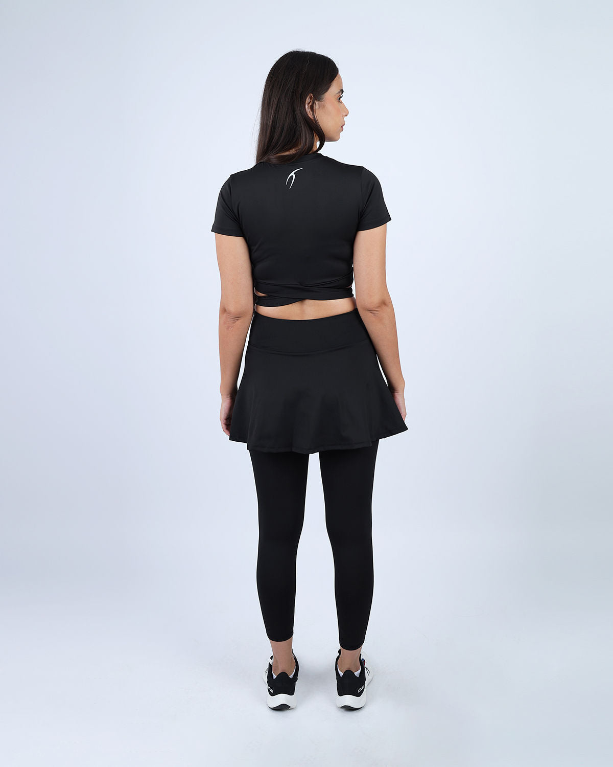 Black Flexi Flair Skirted Leggings