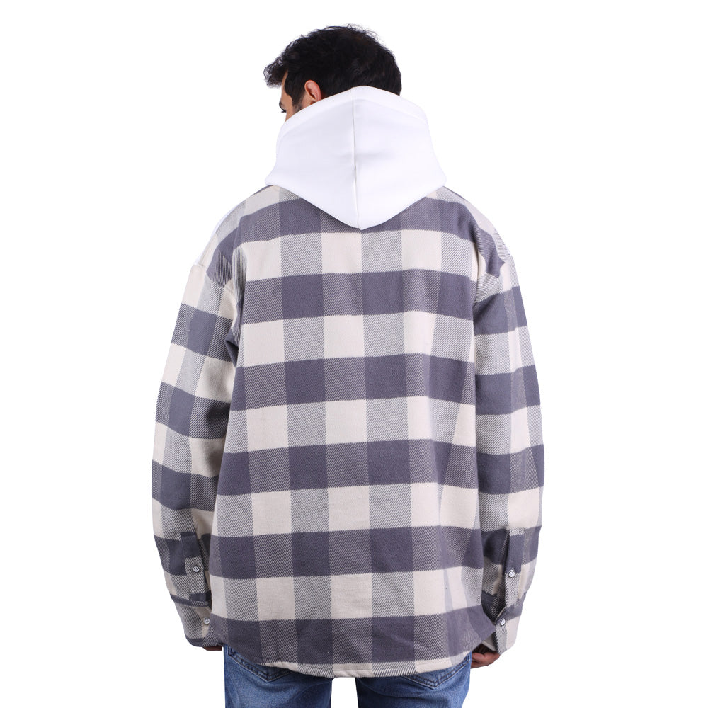 Bi-Pattern Hoodie