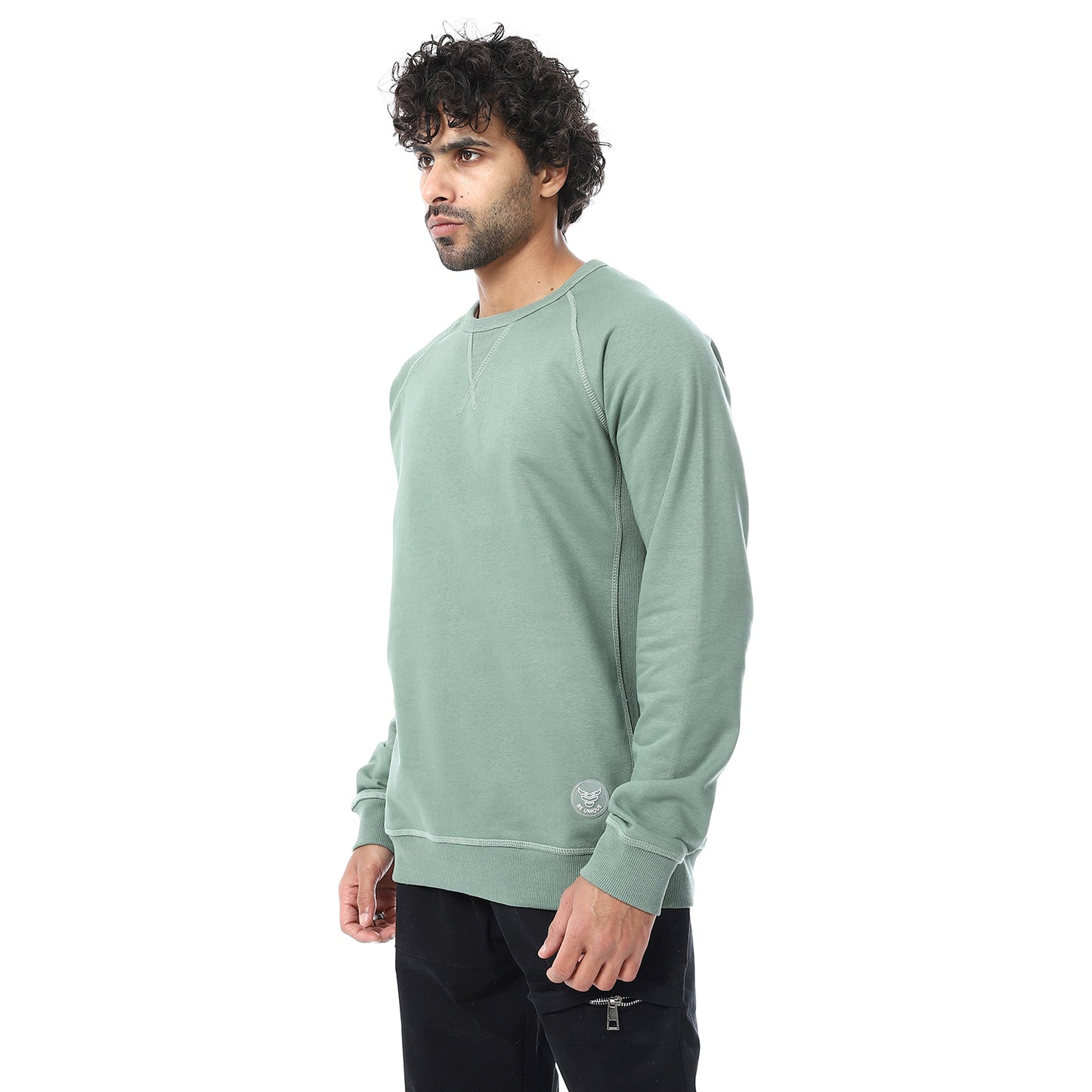 Plain Long Sleeve Sweatshirt