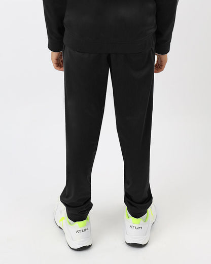 Black Essential Tracksuit for Teen Boys