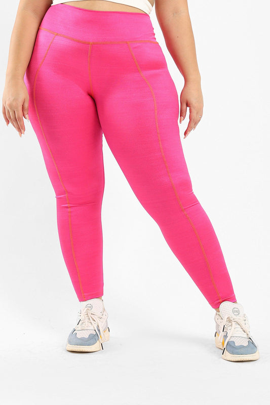 High Rised Leggings with Stitching