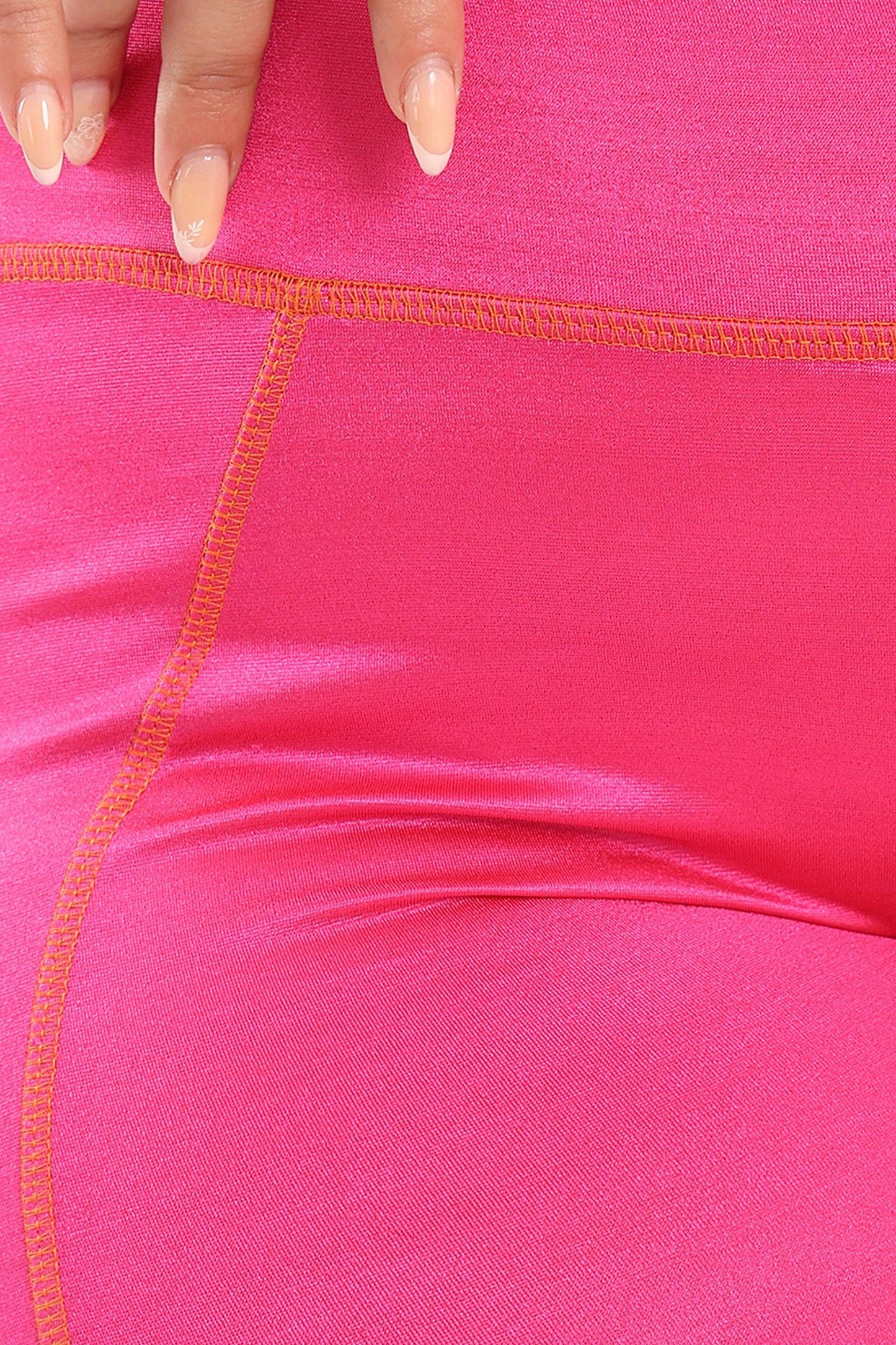 High Rised Leggings with Stitching