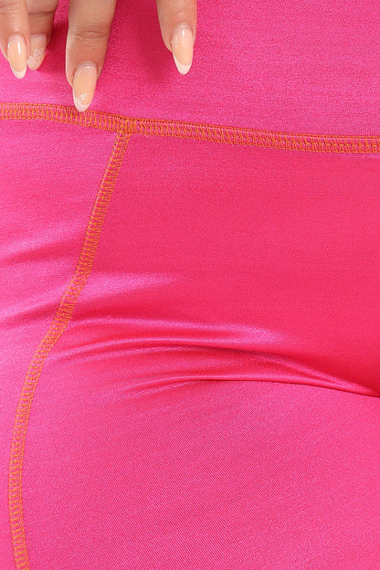 High Rised Leggings with Stitching