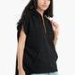 Cotton Hoodie with Short Sleeves