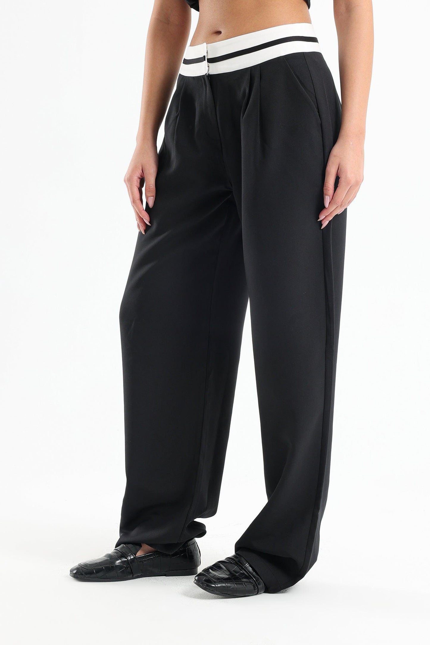 Hook & Eye Closure Pants