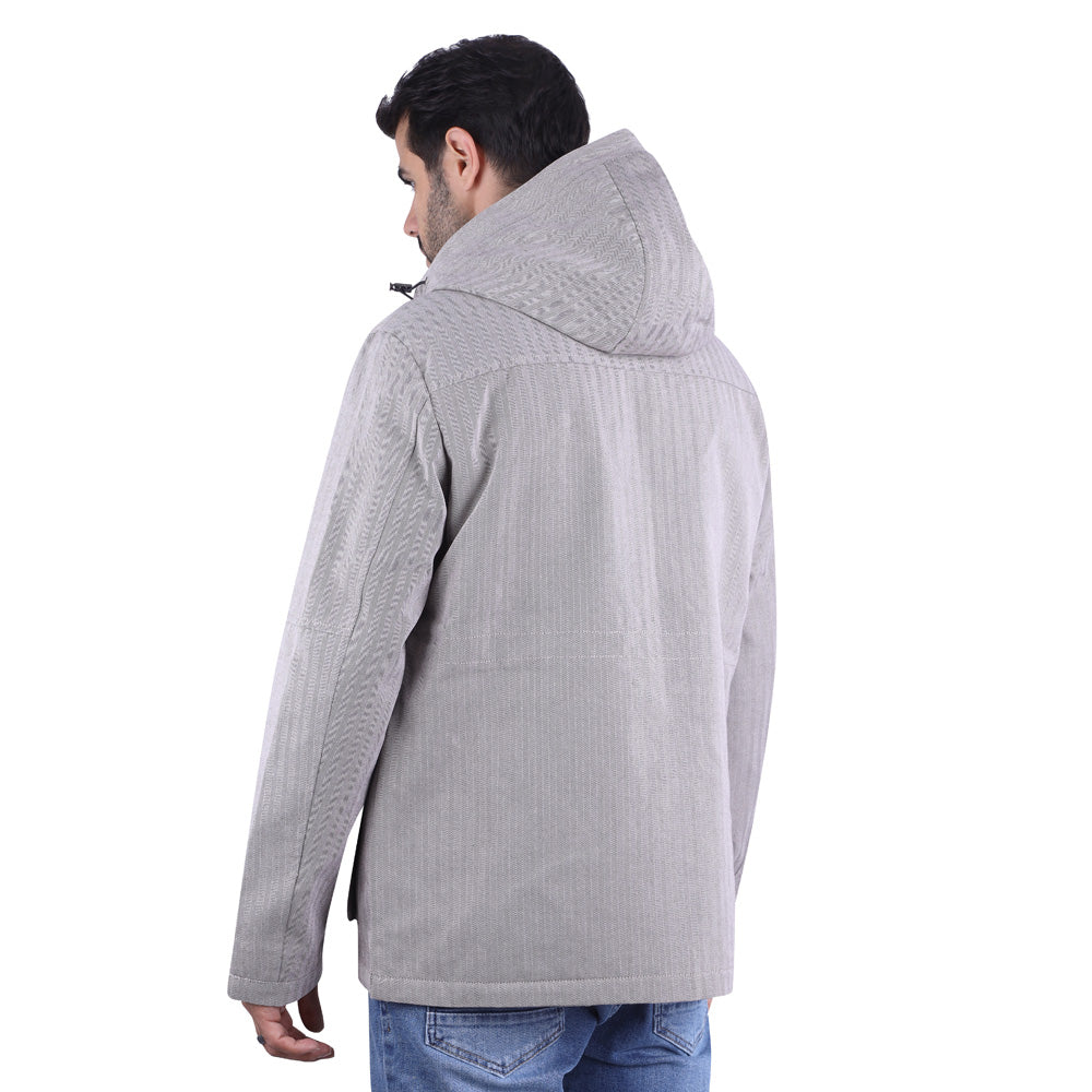 Side Pocket Hooded Jacket