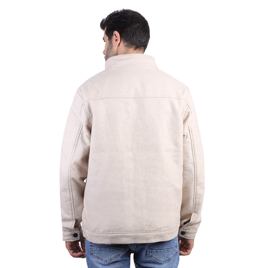 Plain Jacket with Snap Closure