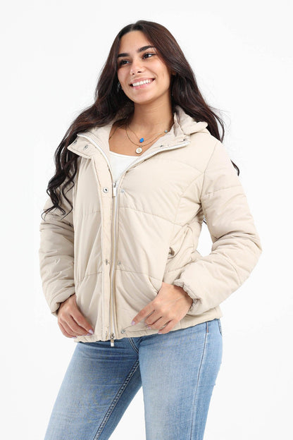 Waterproof Hooded Puffer Jacket