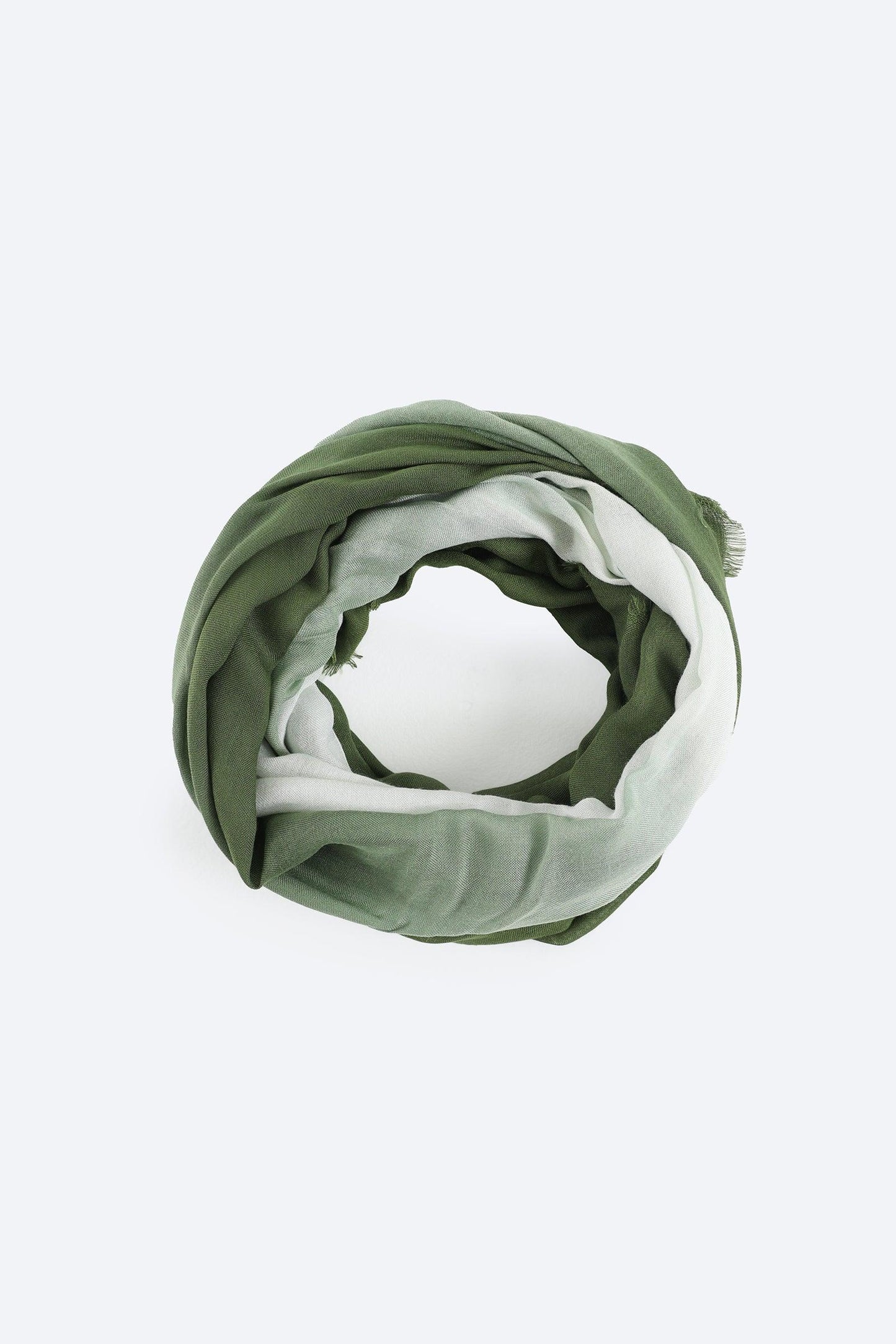 Olive Colored Cotton Scarf