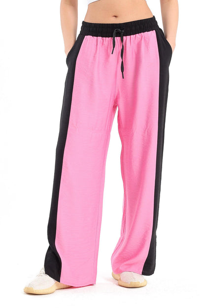 بنطلون ملون مع شقوق