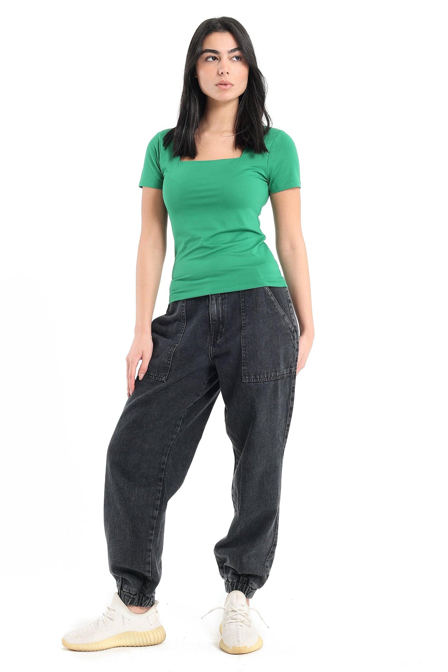 Square Neck Slim Top